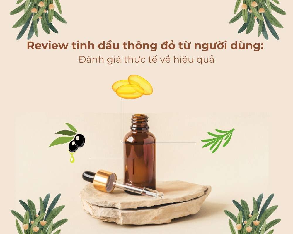 Review tinh dầu thông đỏ từ người dùng: Đánh giá thực tế về hiệu quả