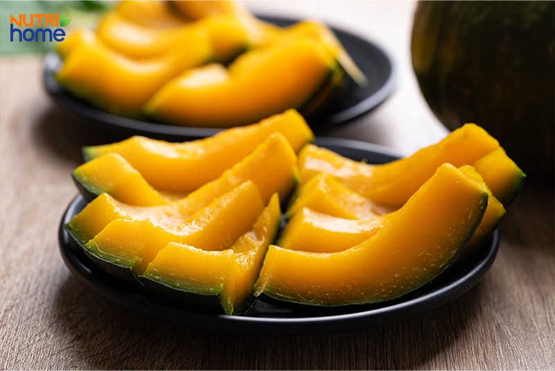 Trị mỡ máu bằng bí đỏ